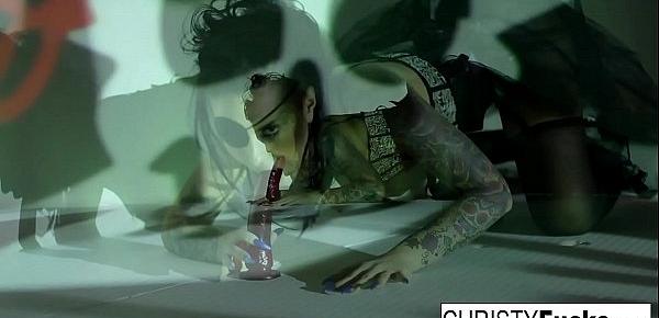  Hot Christy Mack the Pirate plays with her amazing ass and tight wet pussy!